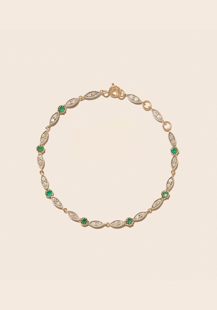 Bracelet Ava Émeraude - Pascale Monvoisin