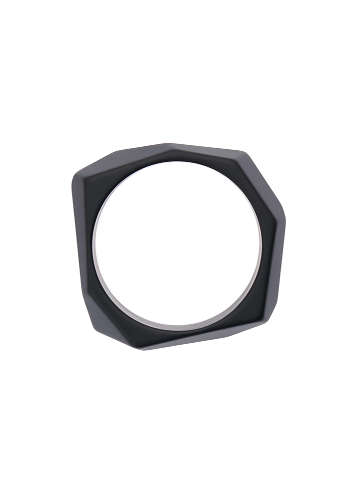 Manchette Asymétrique 3D Noir Mat - Vanessa Baroni