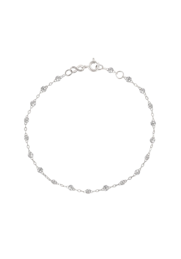 Bracelet Classique Gigi Or Blanc Et Résines Sparkle 17cm