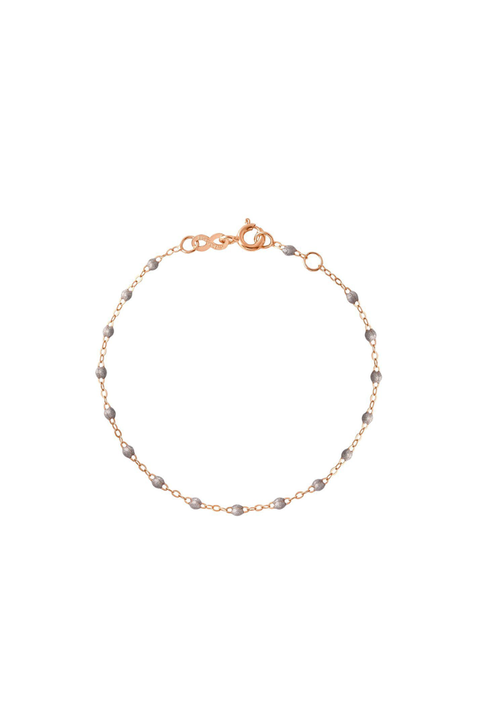 Bracelet Enfant Classique Gigi Or Rose Et Résines Argent 13cm