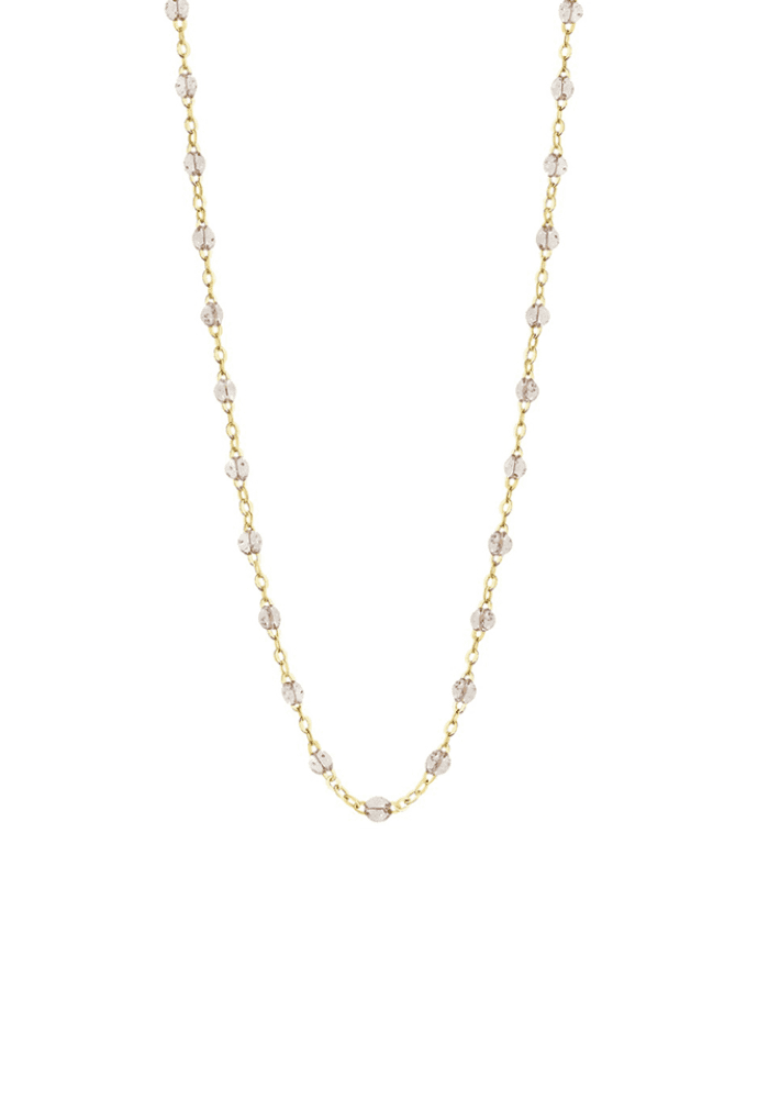 Collier Classique Gigi Or Jaune Et Résines Sparkle 45cm