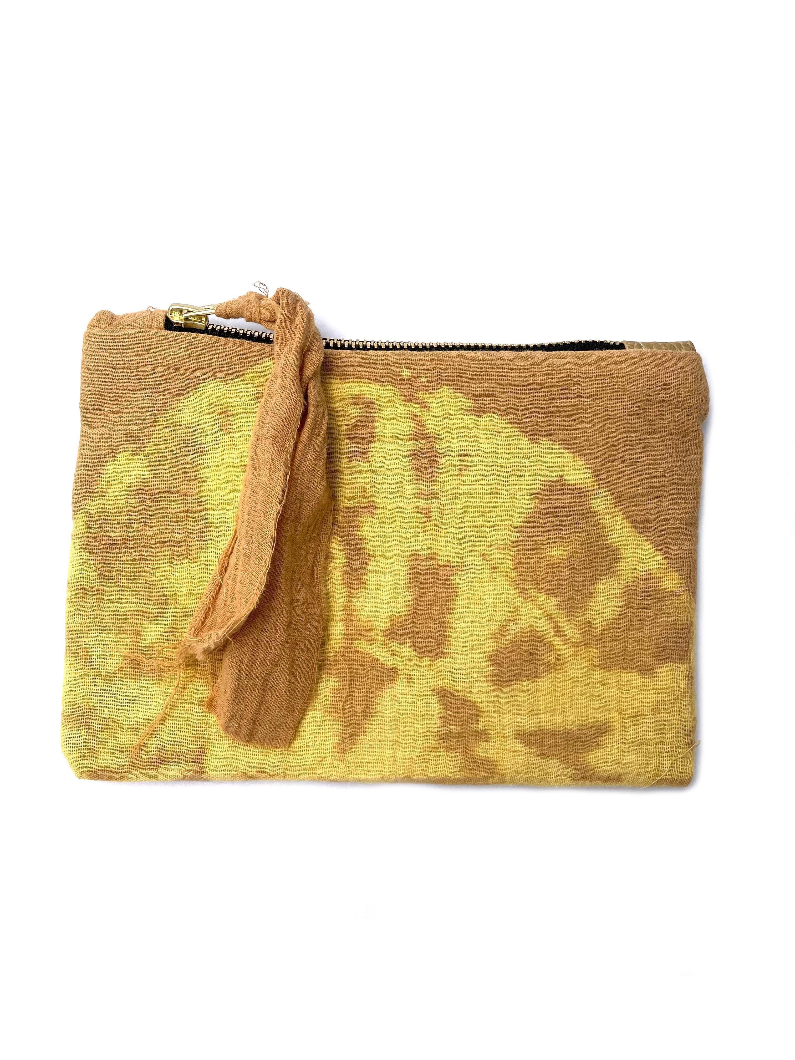 Pochette Small "Tie and Dye" Curry