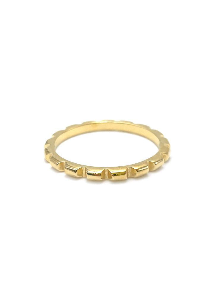Bague Fine Crantée - Canyon