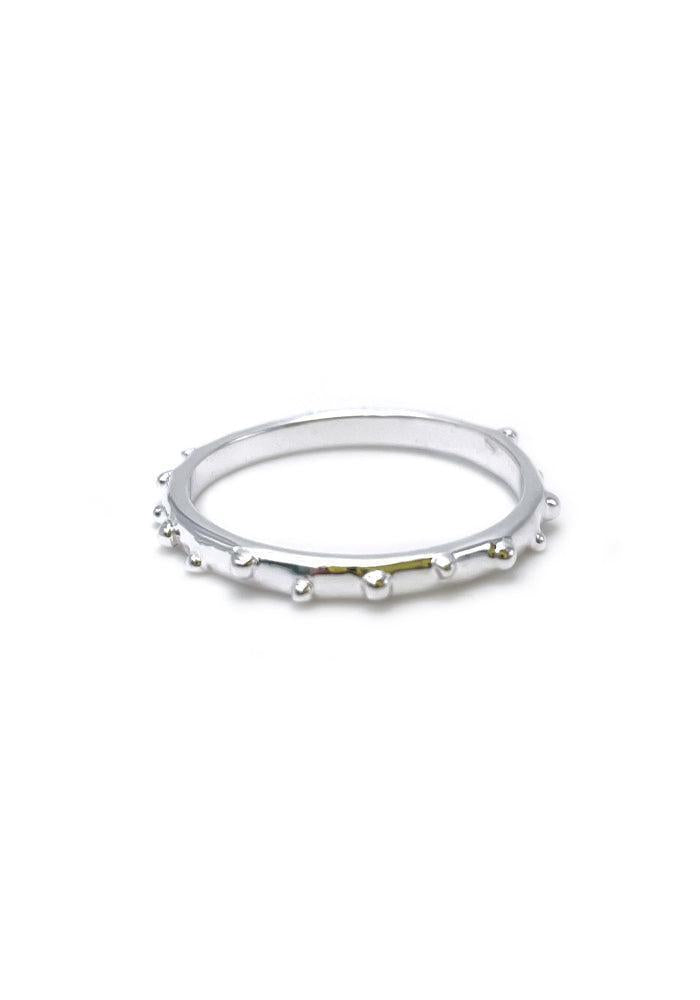 Bague Fine Multi Boules Argent - Canyon