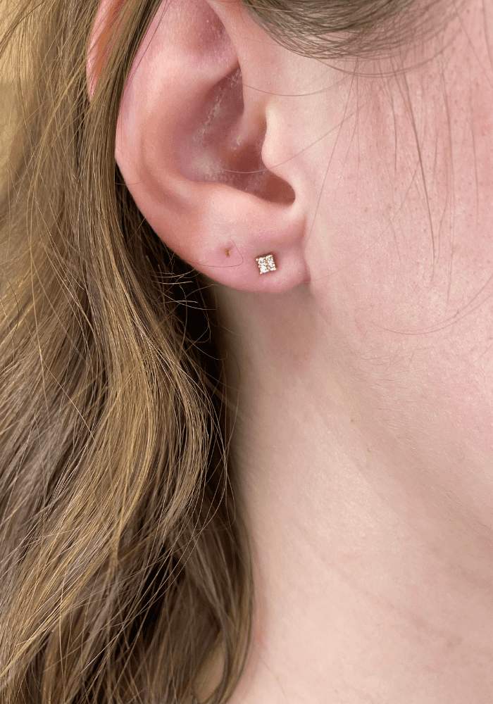 Boucles D'Oreilles Stay Pic Losange