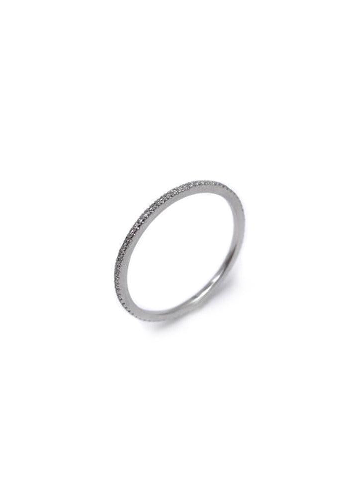 Bague Cosmos En Or Blanc 14k Et Diamants Blancs