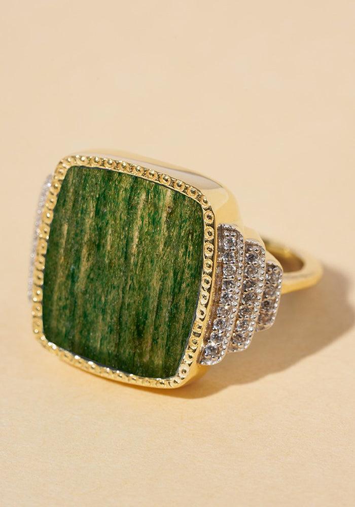 Bague “Kara” Aventurine - Be Maad