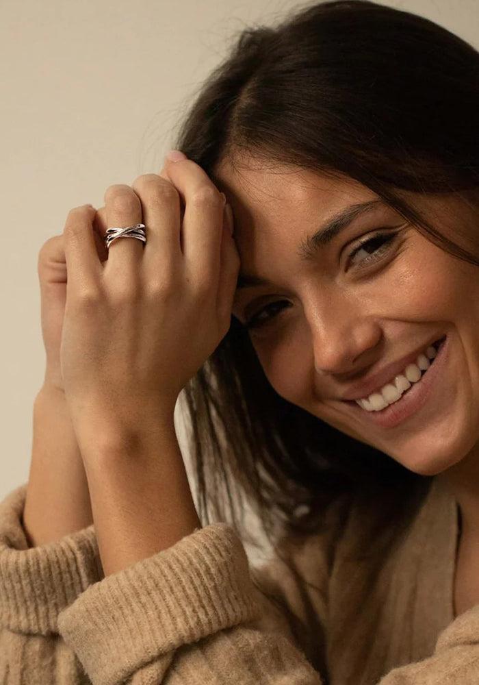 Bague La Passionnée Réversible Argent
