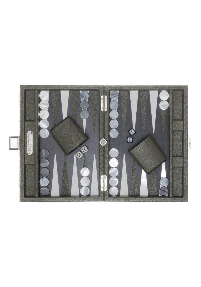 Backgammon Baptiste Buffle Amande - Small - Hector Saxe