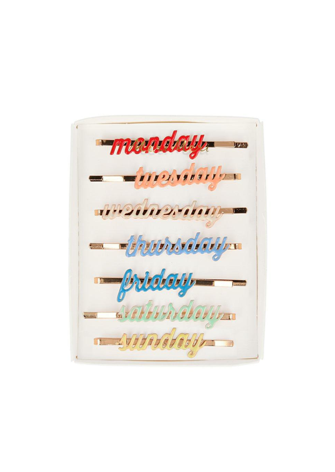 Barrettes Jours De La Semaine