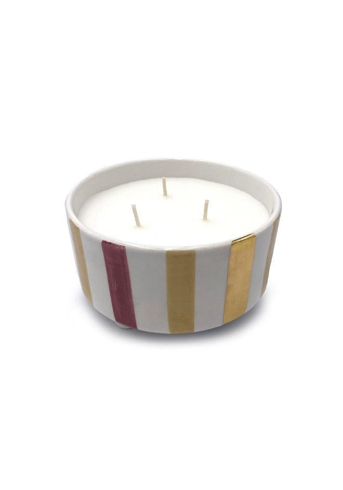 Bougie Tajine Ourika Lilas Et Aubergine - Chabi Chic