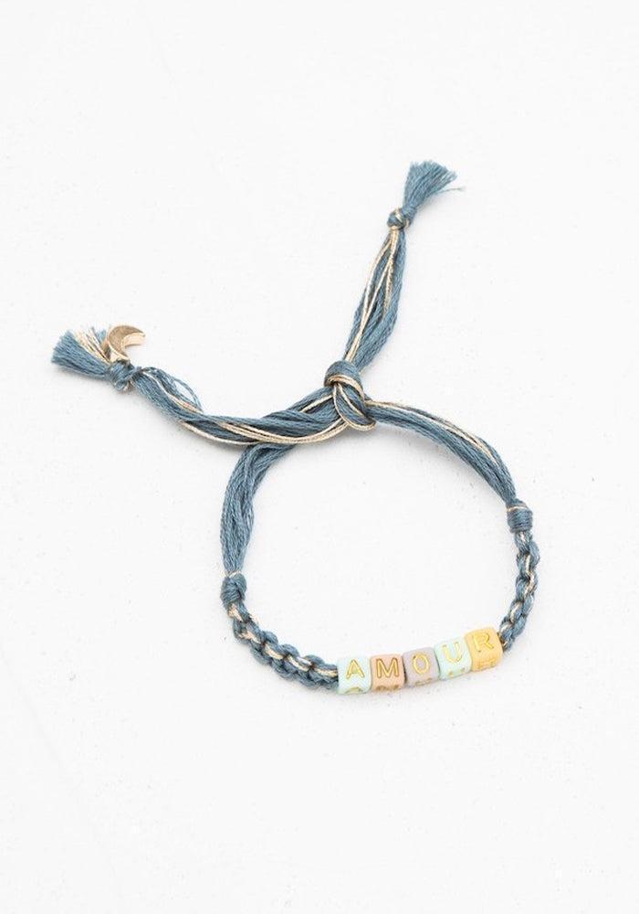 Bracelet Macramé "Carrément Divine" Amour - Bbuble