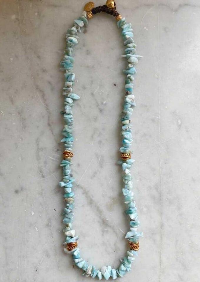 Collier "Addaura" Larimar