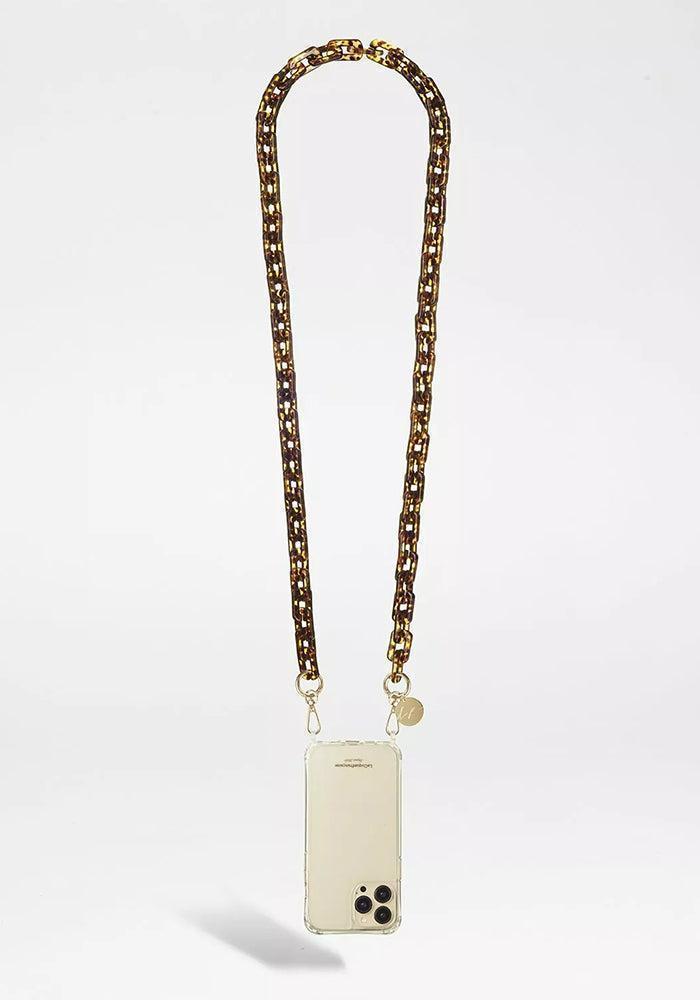 Bijoux De Téléphone Emmy Marron - La Coque Française