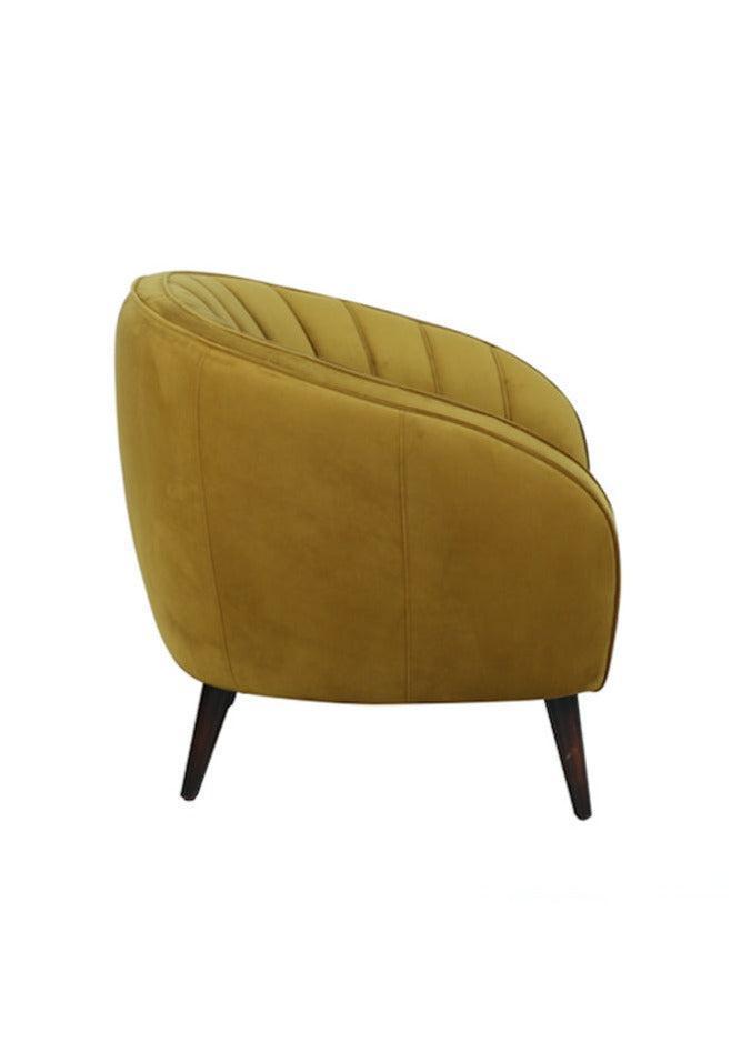 Fauteuil Almond En Velours