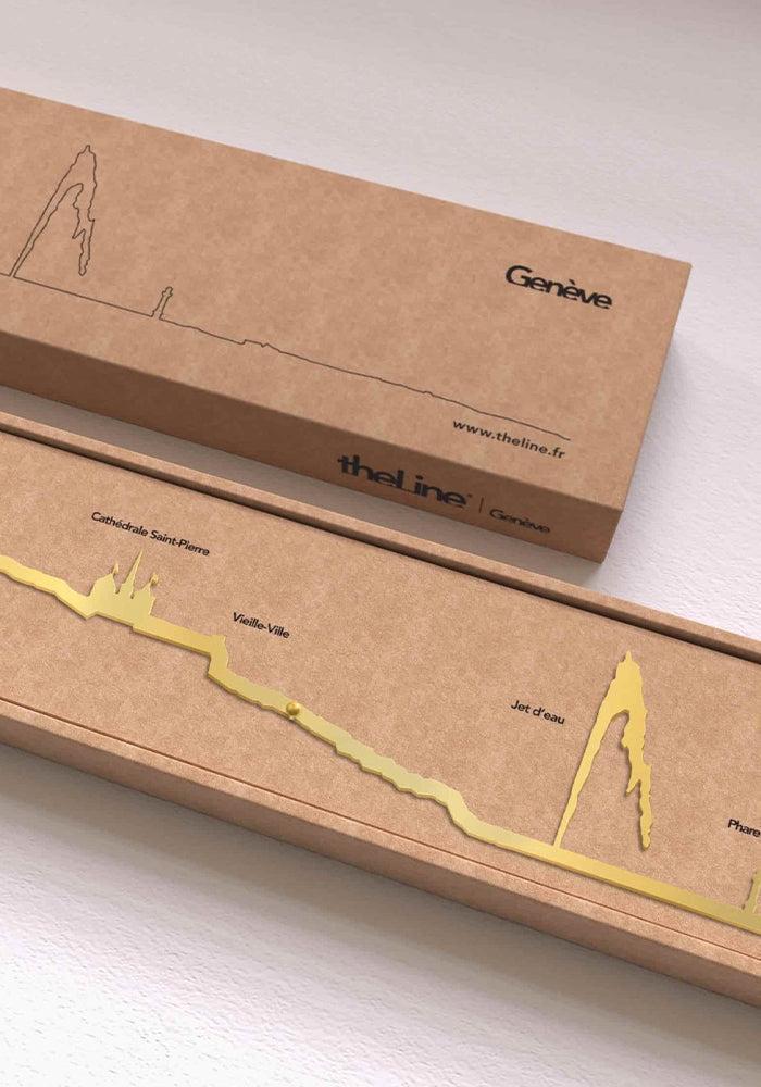 Skyline Genève 50cm Gold - The Line
