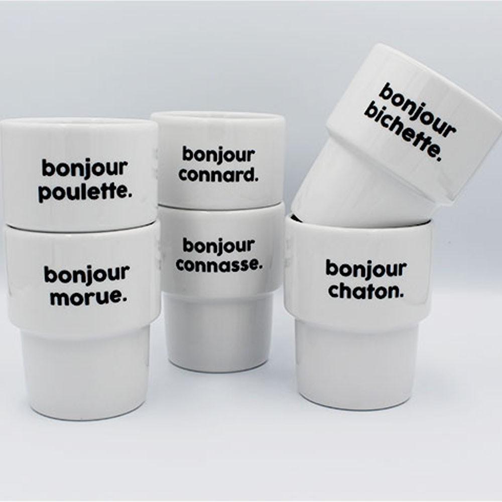 Gobelet "Bonjour Connard"