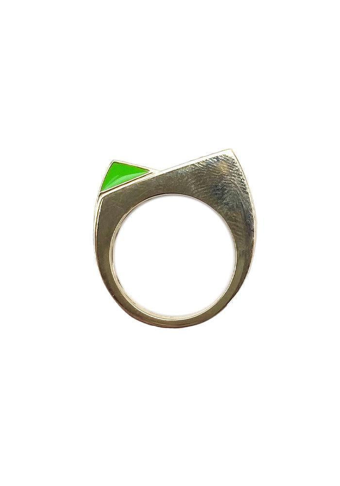 Bague Handcuff Vert - Rainbow K Paris