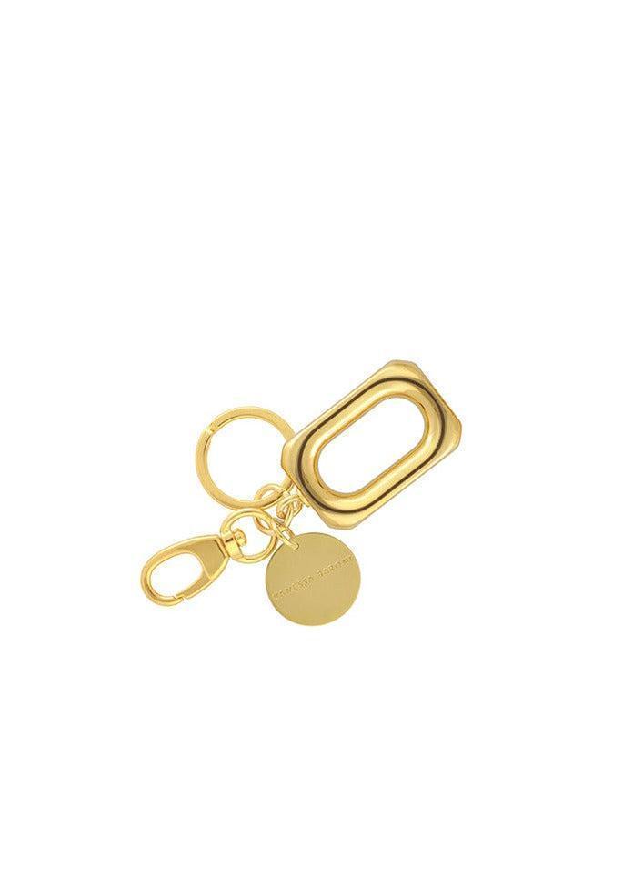 Porte Clés "Squared Key Ring" Un Rectangle Gold