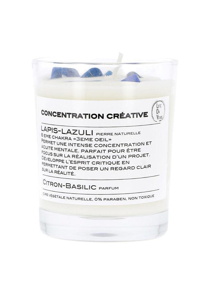 Bougie Parfumée "Concentration Créative" Lapis