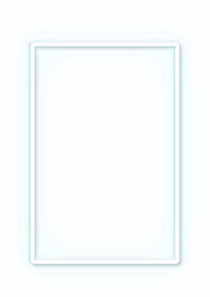 Néon Cadre Rectangle