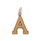 Terracotta Nano Letter A Initial Pendant