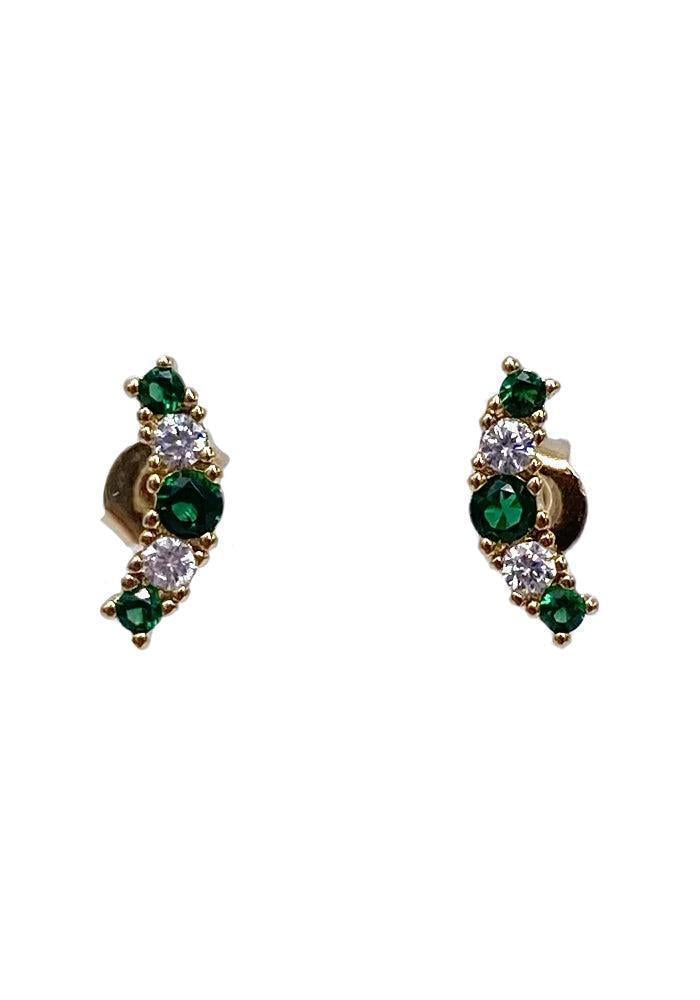 Boucles D'Oreilles Jonah Vertes