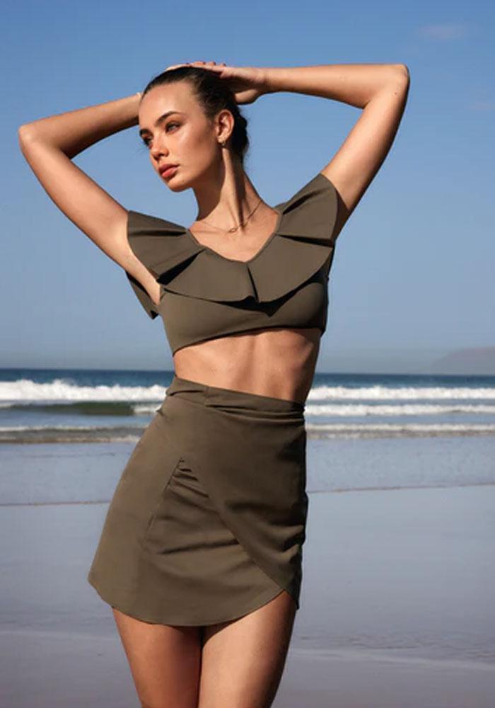 India skirt Taupe