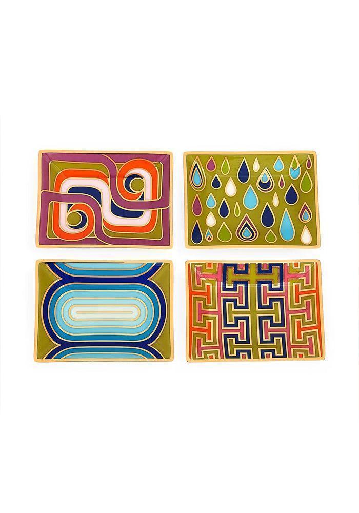 Set De 4 Petits Vides Poches Madrid - Jonathan Adler