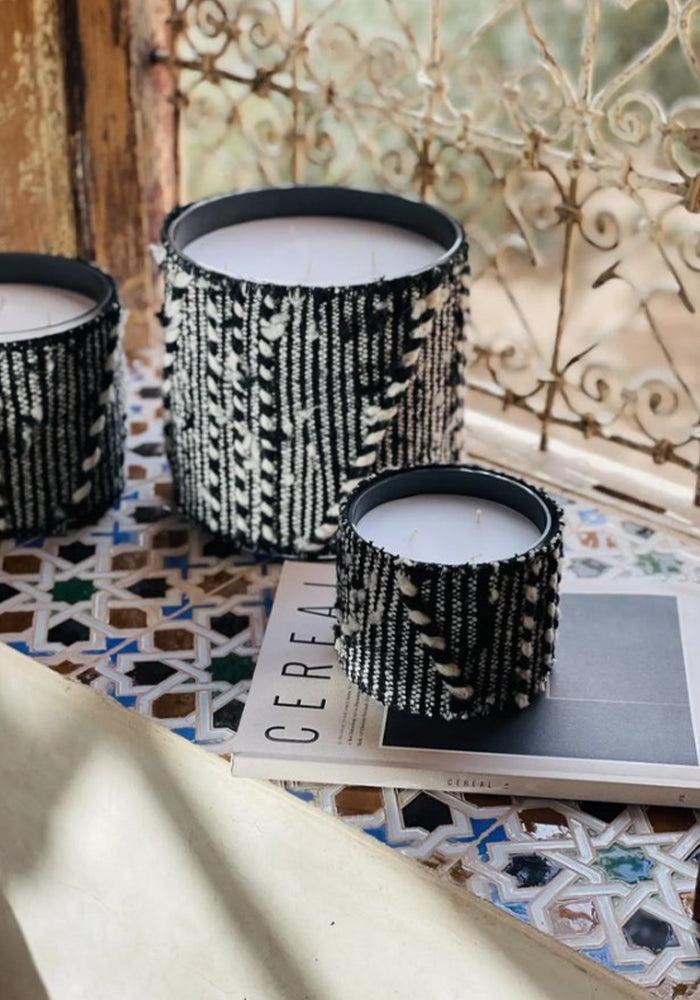Bougie "Tapis Zanafi" Noir