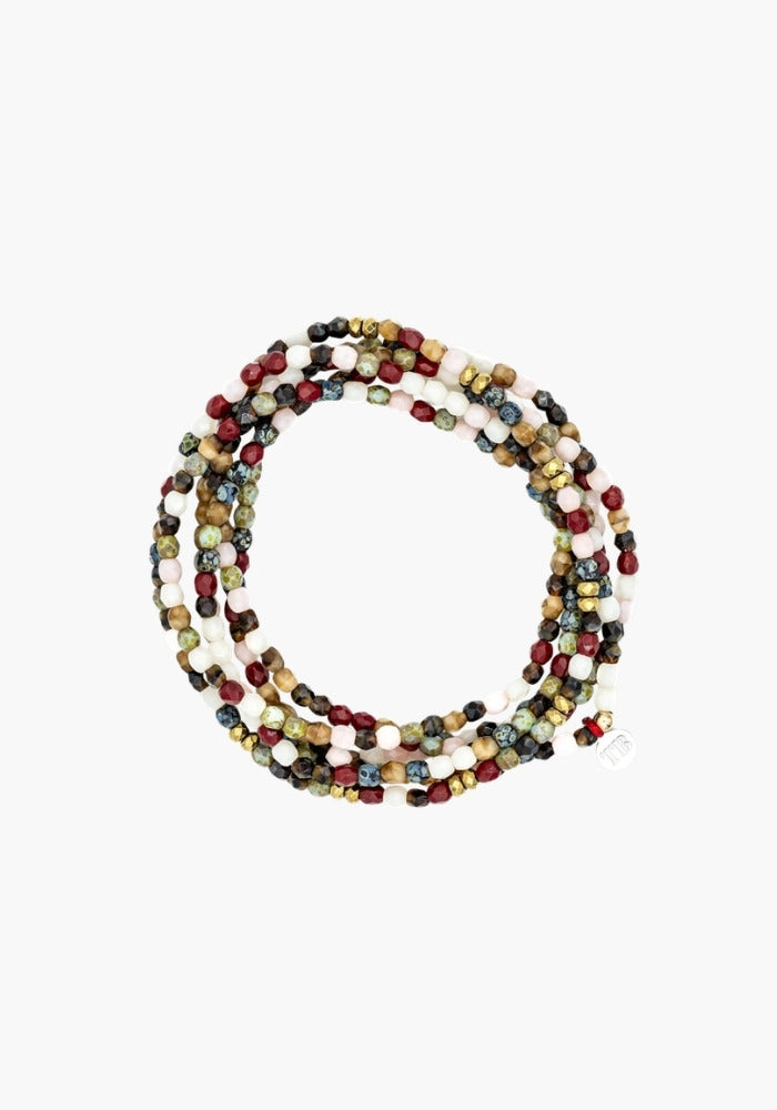 Bracelet 6 Tours Ou Sautoir Vendôme Multicolore - Têtes Blondes