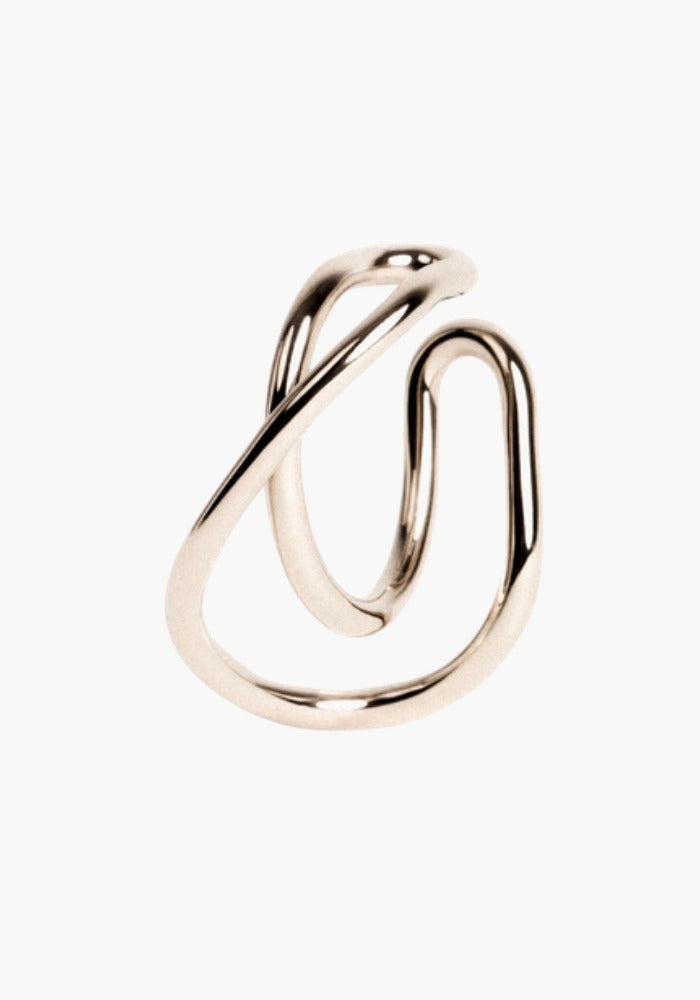 Earcuff Shell Argent - Mayrena