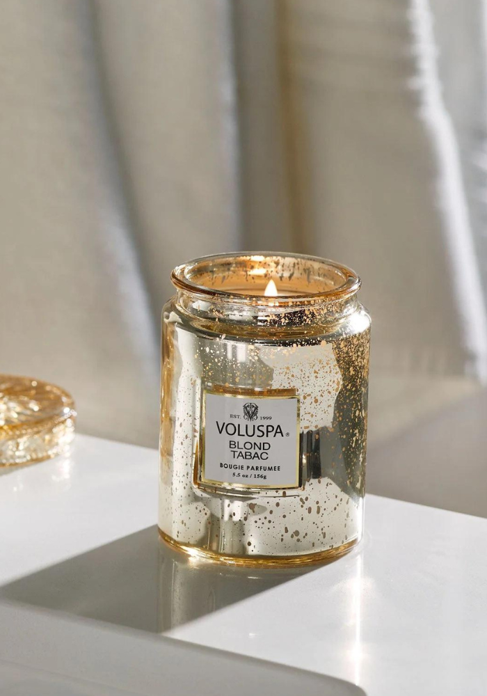 Bougie Vermeil Small Jar Blond Tabac - Voluspa
