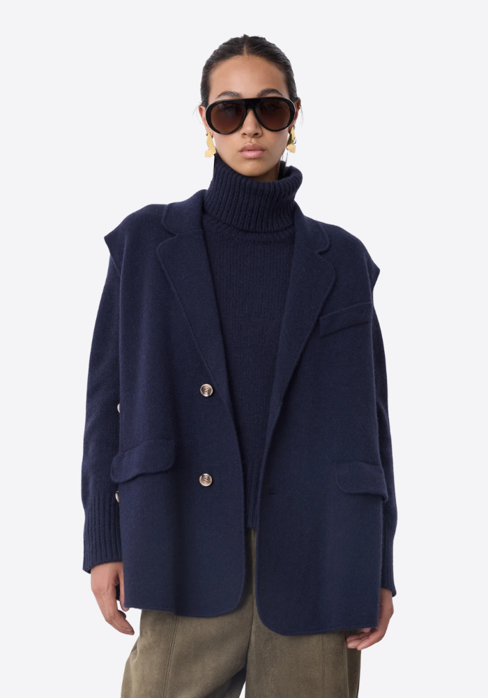 Veste De Tailleur Sans Manche Nyx Marine - Nothsy 