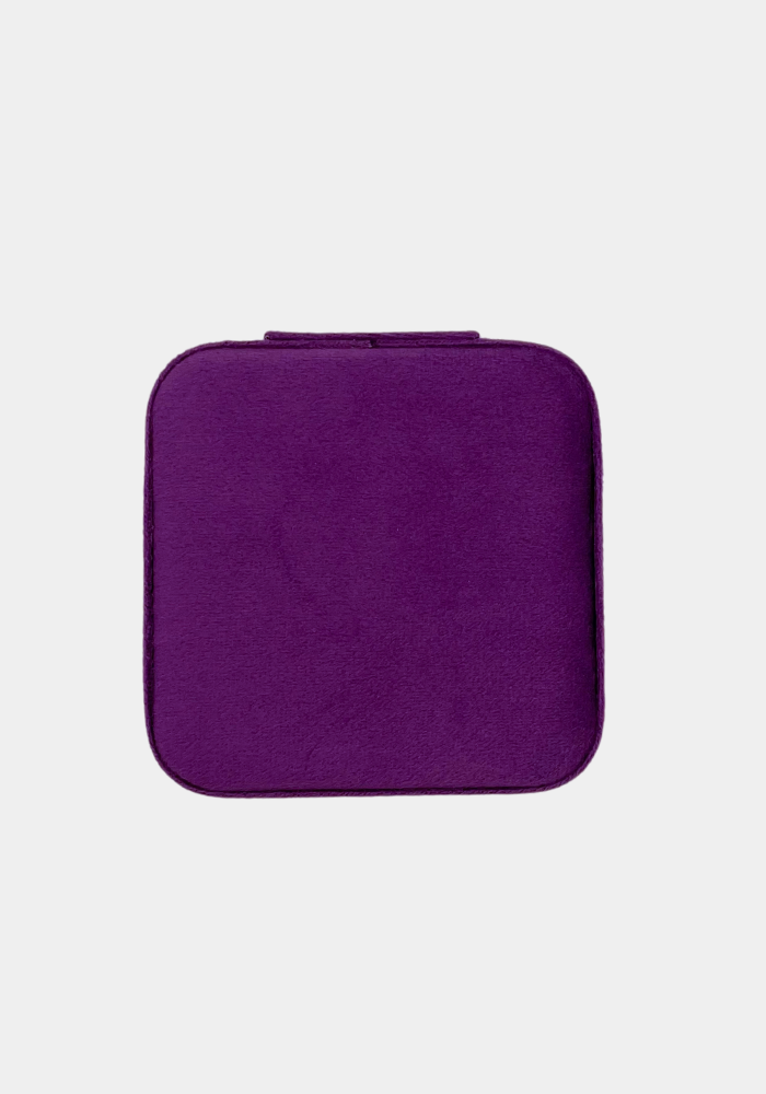 Boîte À Bijoux Carrée Violette