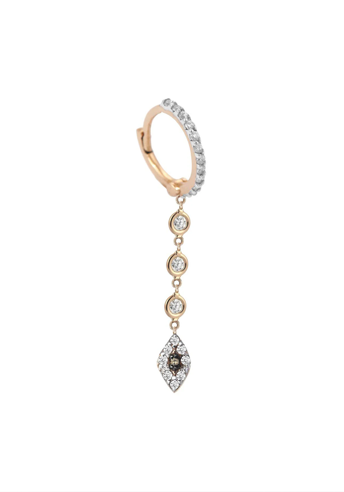 Créole 10th Eye Triple Solitaire Chain - Kismet By Milka