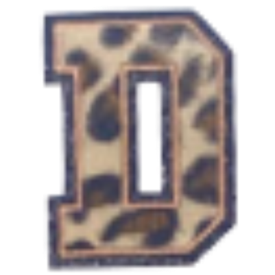 Columbia Letter Leopard Decal
