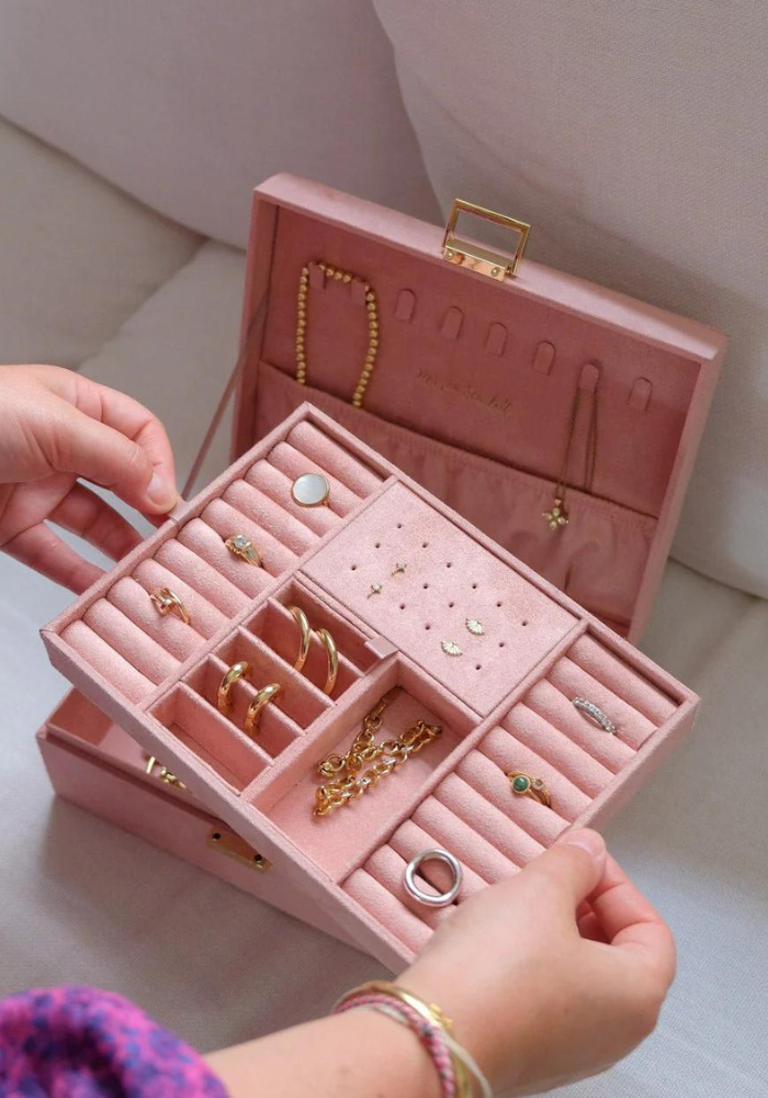 Boîte à bijoux Pink Square
