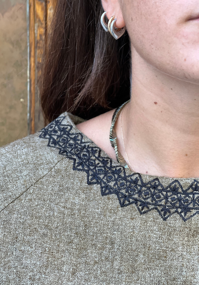 Blouse Seema Kaki - V De Vinster