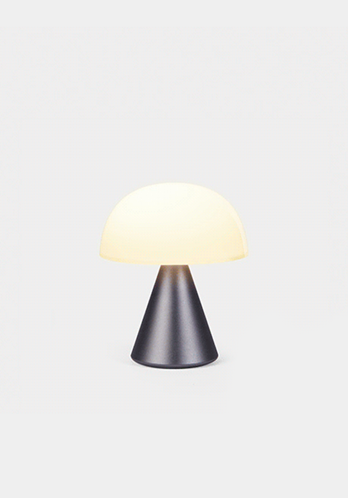 Lampe Led "Mina" Medium Gris Métallique - Lexon