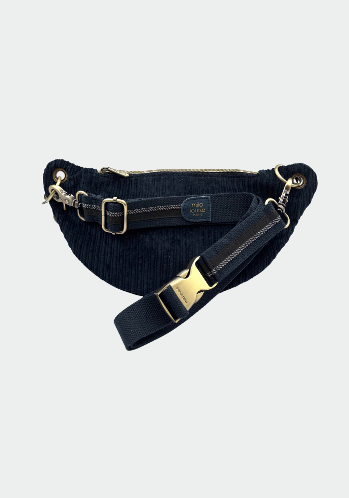 Banane Petra Velours Cotelé Vertigo - Mila Louise