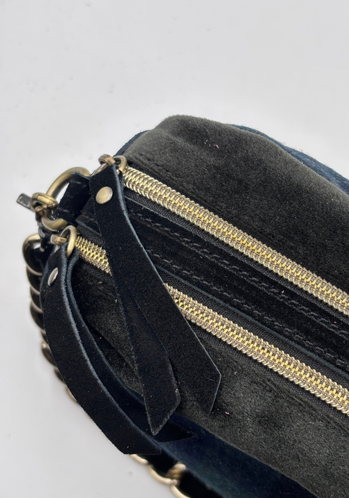 Sac À Main Mama Grand Modèle Noir - Mila Louise