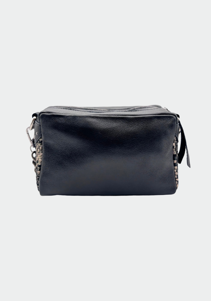 Sac À Main Mama Petit Modèle Noir Anthracite - Mila Louise