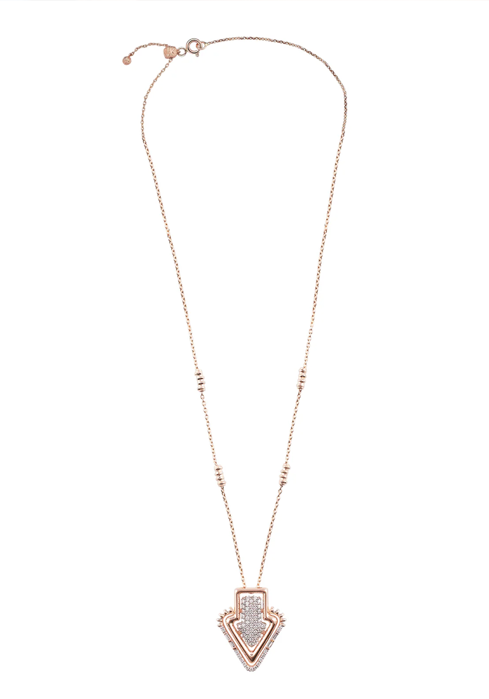 Collier Sense Or Rose 18 Carats - Kismet By Milka