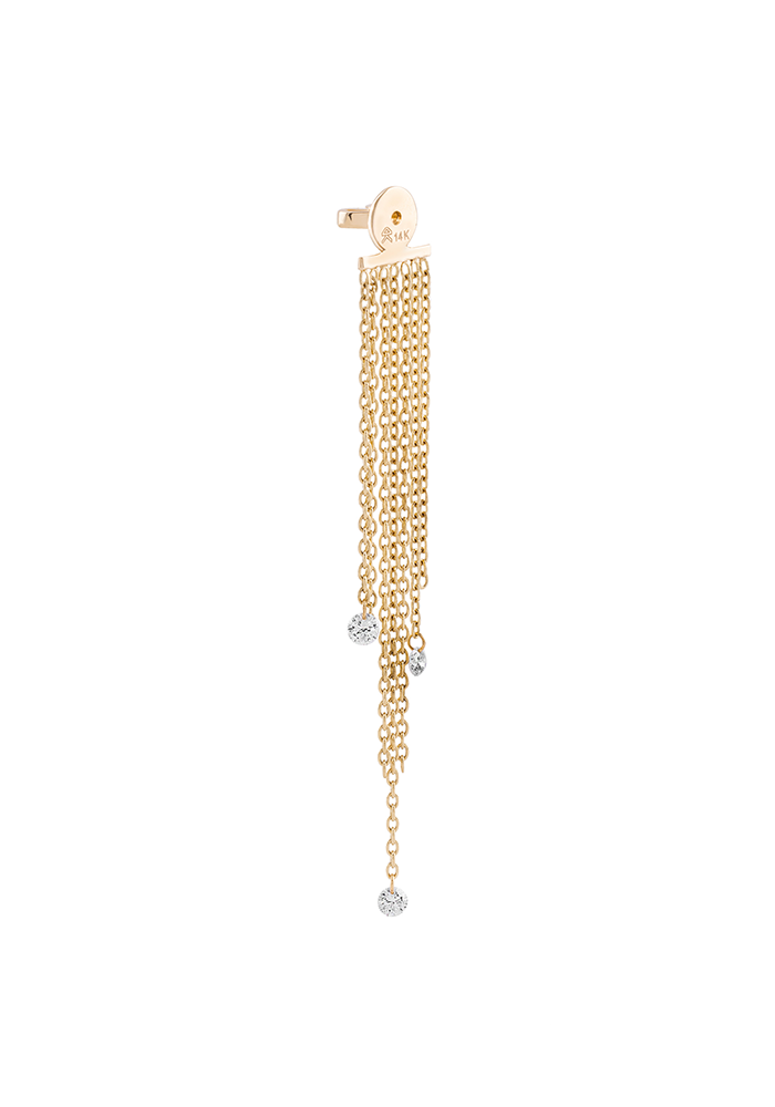 Fermoir Boucle D'Oreille Ash Tassel - Kismet By Milka