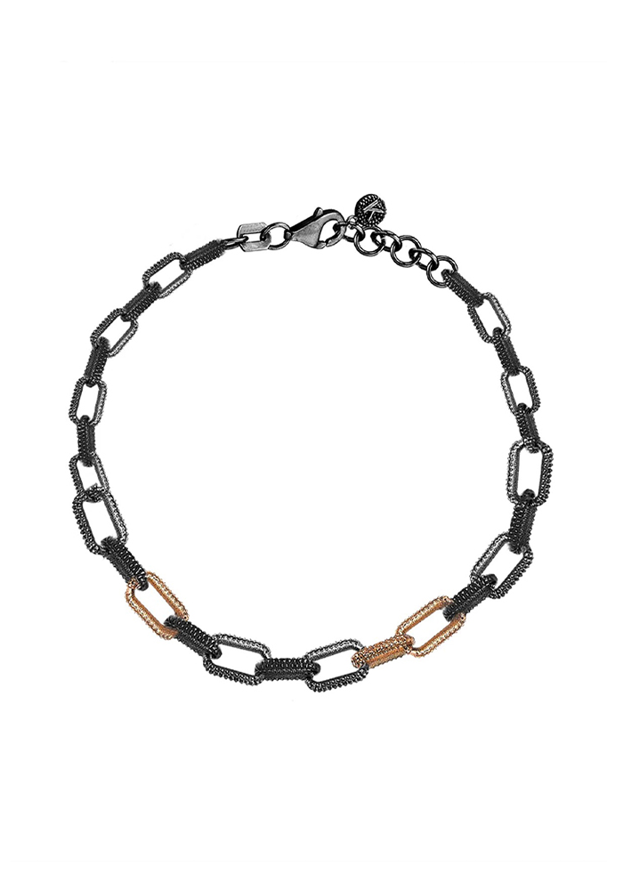 Bracelet Geometric Link Chain