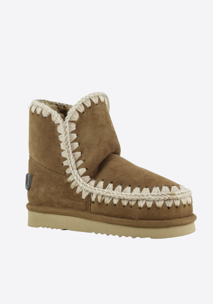 Bottes Eskimo 18 Glitter Logo Cognac - Mou