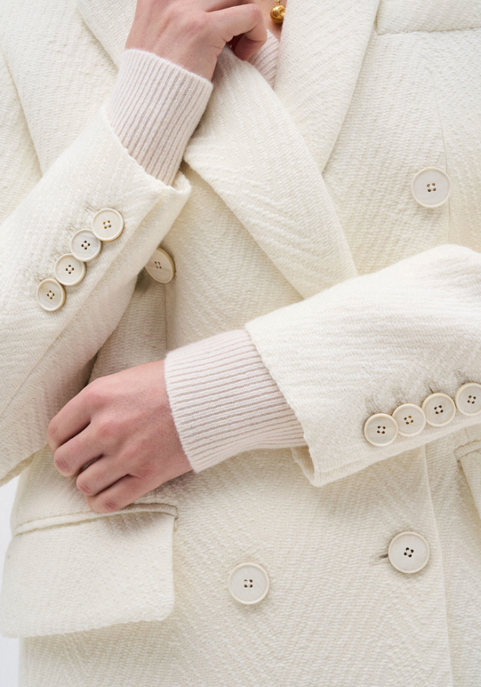 Manteau Ariel Ivoire - DMN Paris