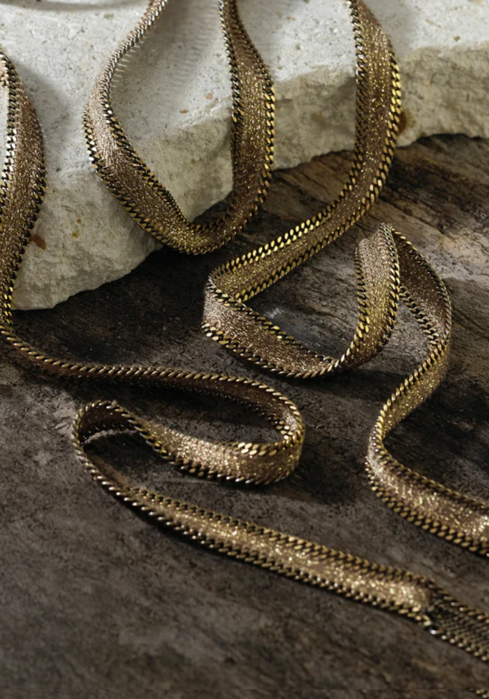 Collier Long 1D005 Champagne - Marie-Laure Chamorel 