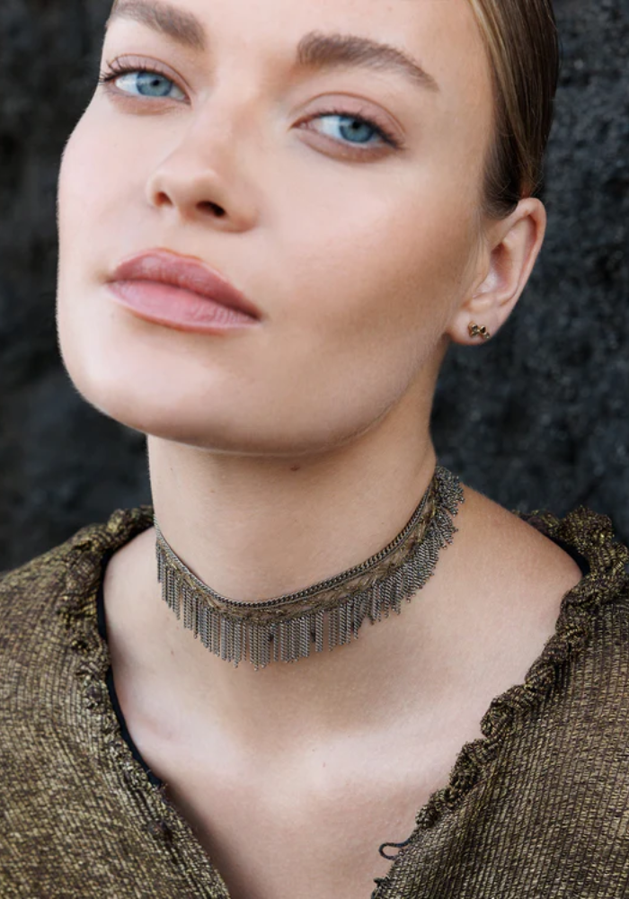 Bracelet 1M010 Double Tour Antique Gold - Marie-Laure Chamorel